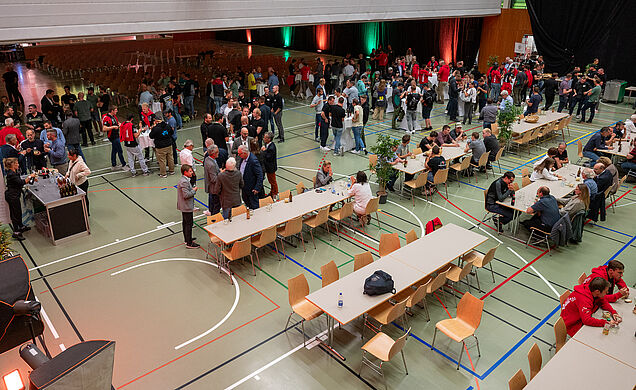 Lieu de l'événement : la halle AARfit est située juste à côté du centre de formation d'Aarberg.